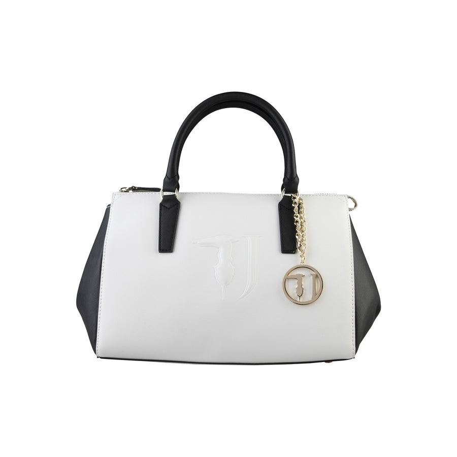 Trussardi Handbag - Black-White - Brands Connoisseur
