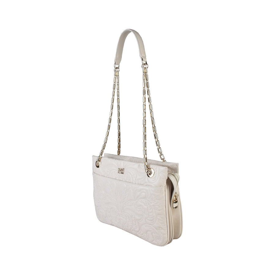 Cavalli Class Shoulder Bag - White - Brands Connoisseur